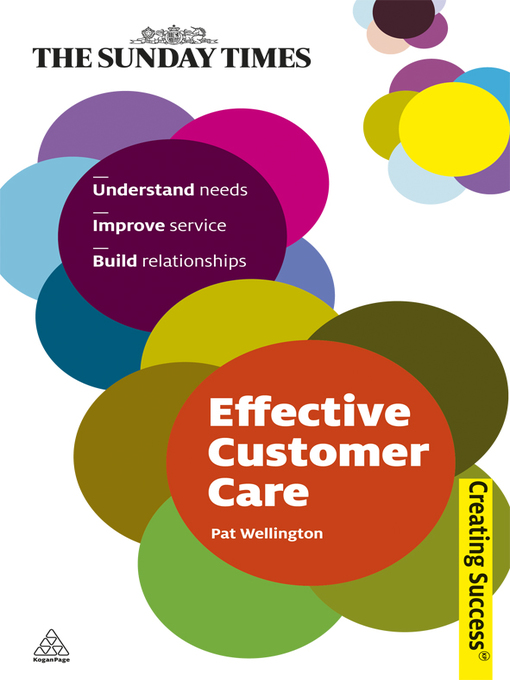 Title details for Effective Customer Care by Pat Wellington - Available